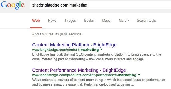 Google Search Operators Site search - brightedge