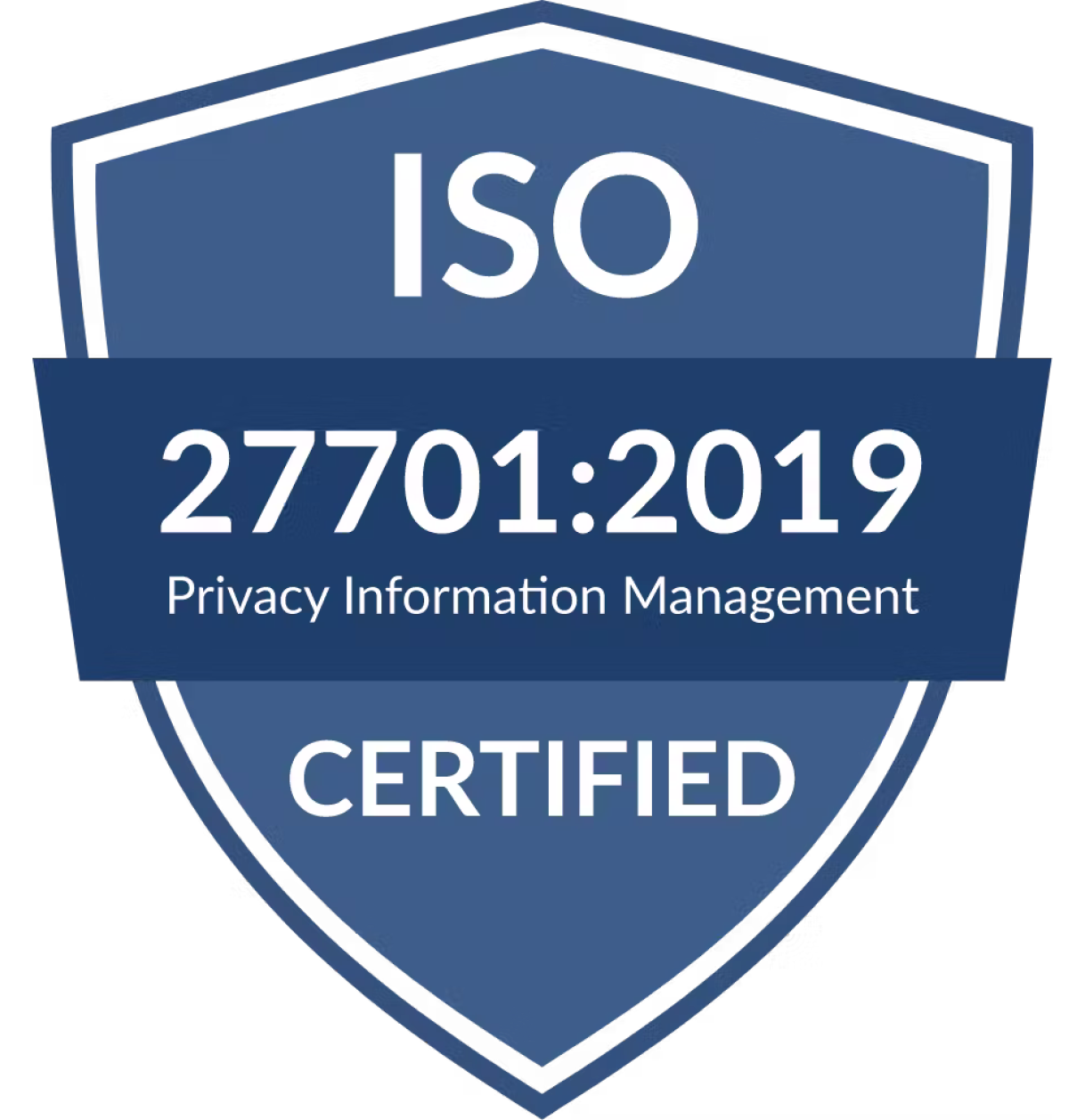 ISO 27701:2019 Certified